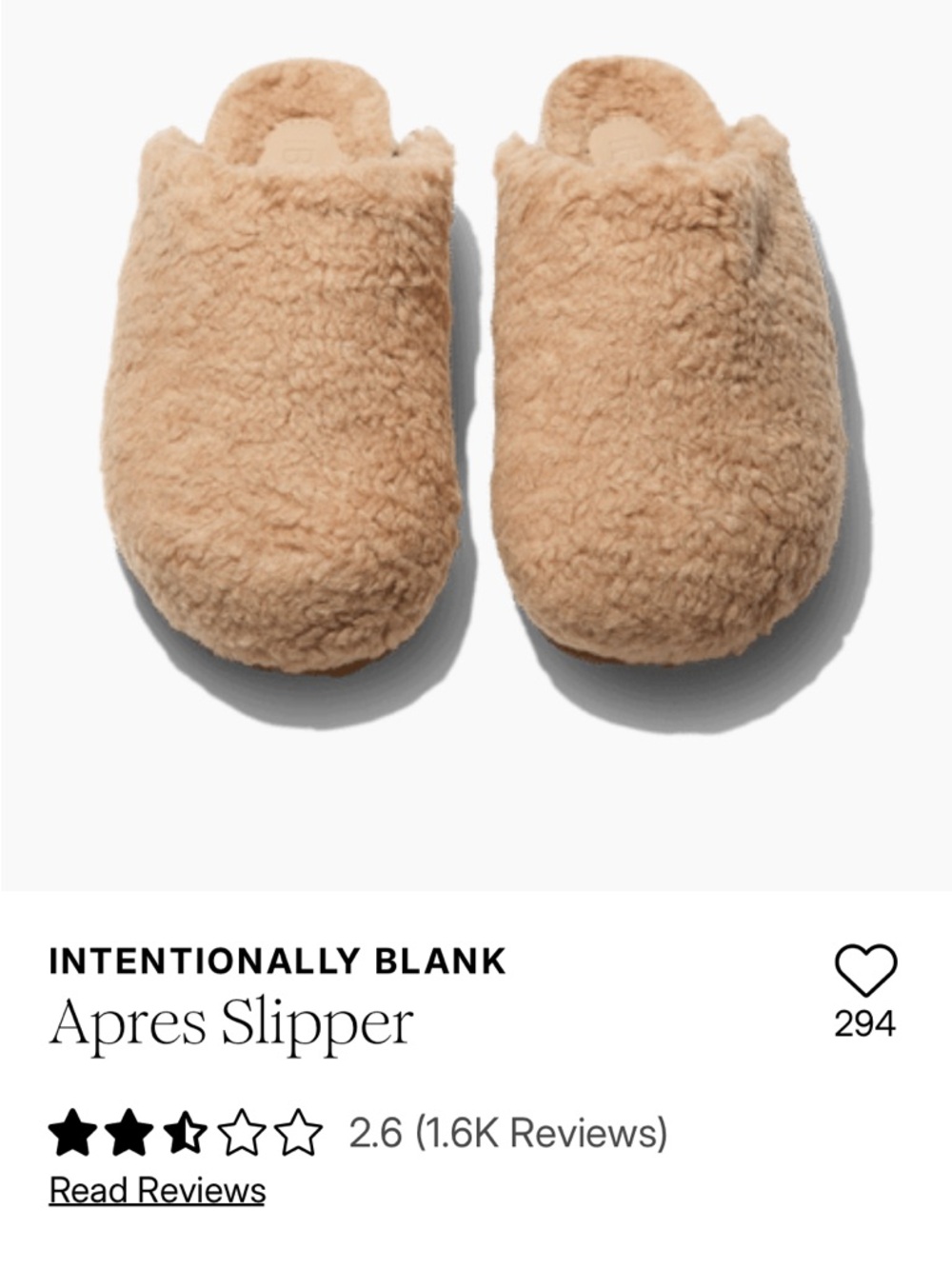 INTENTIONALLY BLANK Kids Sherpa Slippers - Tan - Picture 7 of 7